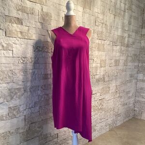 Rachel Roy Womens Asymmetrical Shift Dress